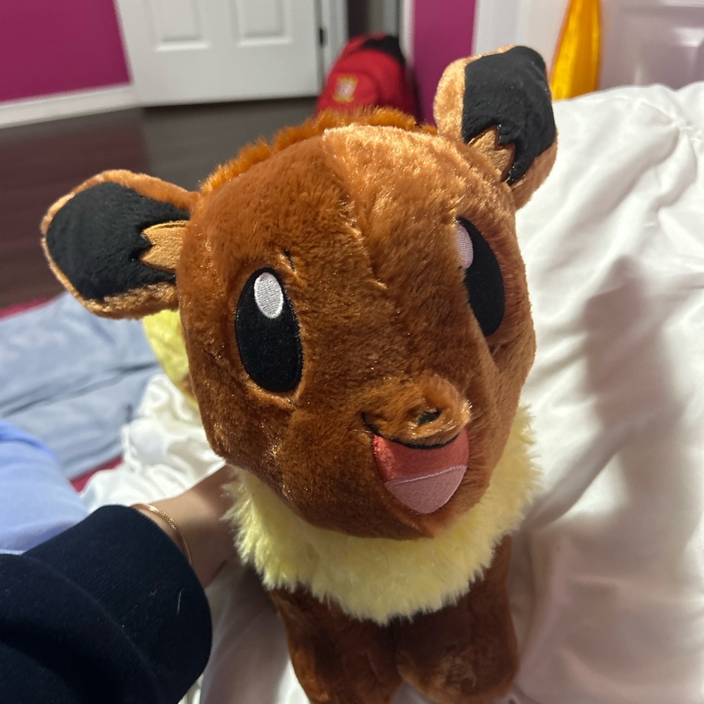 Build-A-Bear Brown and Orange Plush Paw
